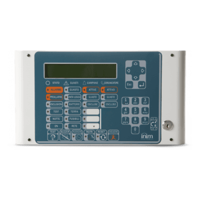 Panel Repetidor Remoto / Pantalla LCD / RS485 1000 m (3280.8 ft) / Compatible SmartLoop-SmartLight-SmartLine / Consumo 40 mA / Certificación EN 54