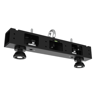 Barra Colgante LED / Instalación Dual Piso y Colgante / Altura Colgado 10 m (32.8 ft) / Altura Apilado 5 m (16.4 ft) / Aleación de Aluminio / Negro