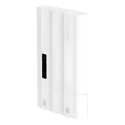 Switch PoE para Exteriores / 7 Puertos Gigabit / 5 RJ45 + 2 SFP / PoE+ 60W / ERPS / IP65 / -30°C a 65°C / Gestión Cloud / Capa 2 / Fanless