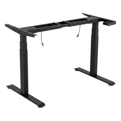 Base de Escritorio Motorizado Profesional / Altura Ajustable 60-125cm / Estructura Estable / Funcionamiento Suave / 3 Preset de Posiciones / Color Negro / Soporta hasta 100Kg de carga