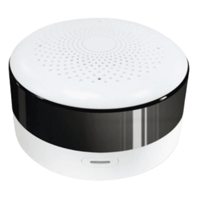 Controlador IR Universal / Zigbee 3.0 / Alcance 10-15 m (32.8-49.2 ft) / Sensor Temp-Hum / Aprendizaje IR / 80x48 mm