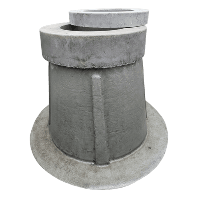 Registro Cónico Esbelto / 50 x 70 cm / Superficie Antiderrapante / Resistencia 15 Toneladas / Uso Vehicular Pesado / Cierre con Tornillo de Seguridad