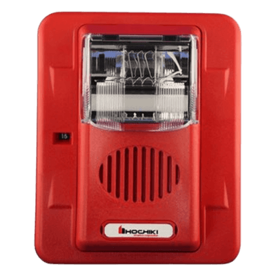 Sirena Estrobo / 12 Vcd / Multi-Candela 15-75 cd / Montaje en Pared / 4.17 x 3.77 x 2.08 pulgadas / Rojo