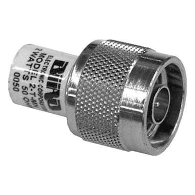 Carga Fantasma Terminal / 2 W / 50 Ohm / N Macho / 18 GHz / 2.9 x 1.4 in