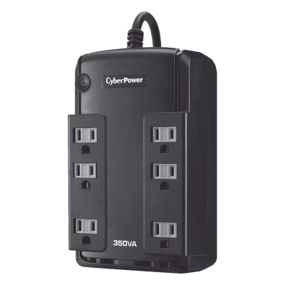 UPS Standby / 350 VA / 255 W / 6 Tomas NEMA 5-15R / Protección 810 J / Montaje en Pared