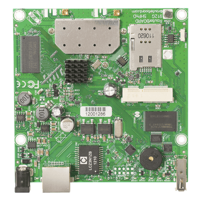 Board Inalámbrico / 5 GHz / 1x miniPCI-e / Gigabit Ethernet / Protección ESD 16 kV