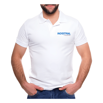 Playera Polo / Algodón 100% / Costuras Reforzadas / Blanco / Talla Mediana