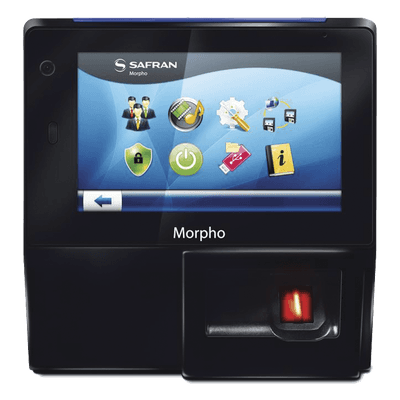 Lector de huella biométrico / Control de acceso y asistencia / IP65 / PoE / Pantalla táctil / 5000 usuarios / Mifare integrado