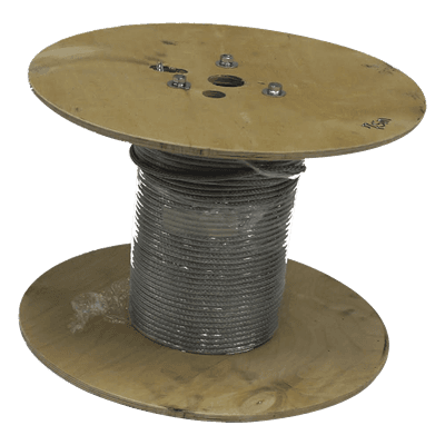 Cable Sensor para Cerca Perimetral / 305 m (1000 ft) / Armadura de Acero / Detección hasta 3 m (10 ft) / 22 Niveles de Sensibilidad / Requiere Unidad Analizadora