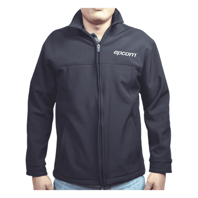 Chamarra para Caballero / Poliéster Dry Fit / Impermeable / Corte Regular / Sin Capucha / Talla Chica