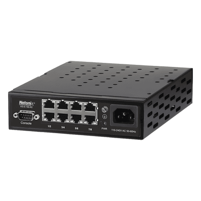 Switch WISP PoE Administrable de 8 puertos Gigabit, entrada de 110-120 Vca