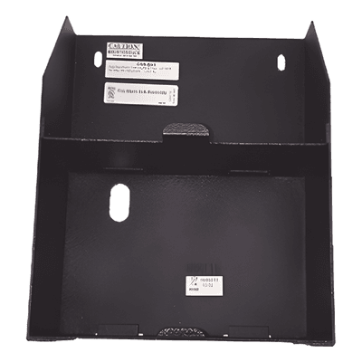 Chasis Auxiliar para Baterías / 2x 12 Ah / Montaje Lateral / Acceso Frontal / Gabinete CAB-4