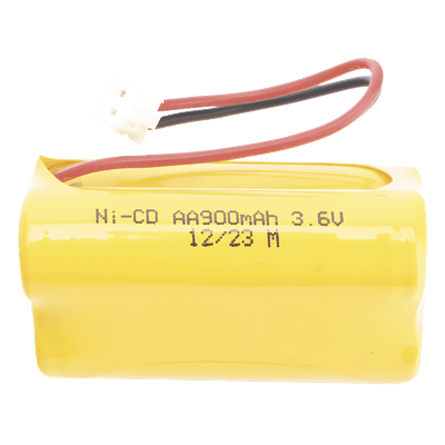 Batería de Emergencia / Ni-Cd / 3.6V CC / 900mAh / Luz de Emergencia