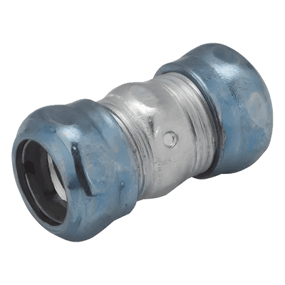 Conector de Compresión Hermético / Acero Galvanizado / Pared Delgada / 3/4 in / 1.35 x 1.25 in (34.29 x 31.75 mm)