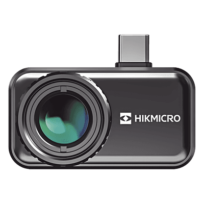 Cámara Termográfica para Smartphone / IR 384 x 288 / Rango -20°C a 650°C / Precisión ±2°C o ±2% / Frecuencia 25/50 Hz / Lente 10 mm F1.0 / USB-C Android