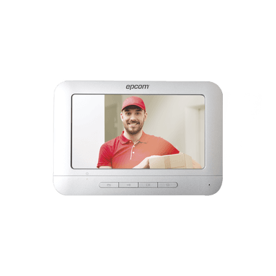 Monitor para Videoportero Análogo / 7 Pulgadas / 800x400 / Audio Manos Libres / 4 Hilos / Aluminio