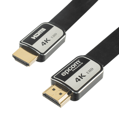 Cable HDMI / 5m (16.40 ft) / 4K@60Hz / 18Gbps / Plano / 30AWG / Conectores Oro