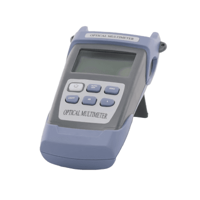 Medidor de Potencia para Fibra Óptica / Rango -50 a 26 dBm / Longitud de Onda 800-1700 nm / VFL 650 nm 2 mW / Conectores SC, FC, ST