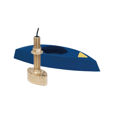 Transductor Thru-Hull / Bronce / Diseño Compacto / Desviador de Agua Aerada / Retornos de Eco Sólidos