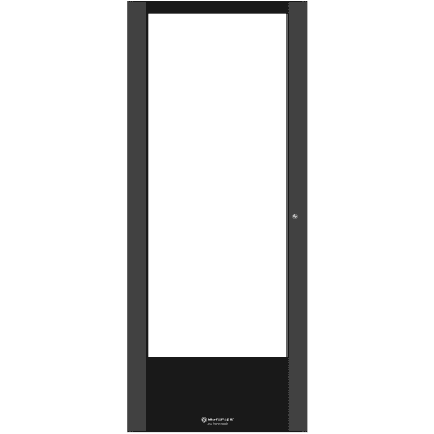 Puerta con Ventana para Gabinete / Acero Calibre 16 / Cinco Niveles / Apertura 120° / Cerradura con Llave / Certificación UL y FM