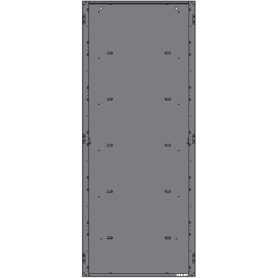 Caja Trasera para Gabinete de Panel de Alarma Contra Incendio / Cinco Niveles / Acero Calibre 16 / 25.41 x 58.96 x 5.50 pulgadas (64.5 x 149.8 x 14 cm) / Compatible con Baterías 26 Ah