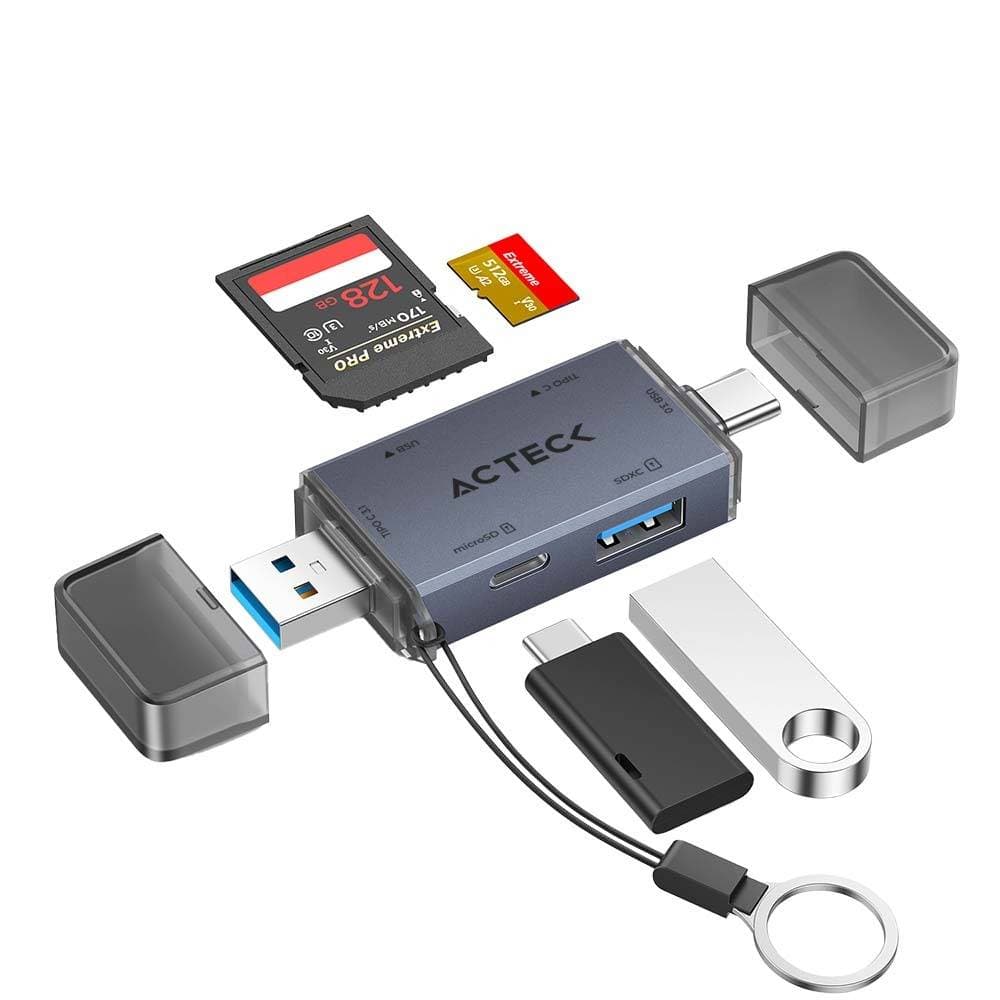Lector de Memorias OTG Gatex Read CR620 / Compatible con Windows 10/8/7/Vista/XP - Mac OS X 10.4.6 o superior. / Conector principal USB-C, USB-A