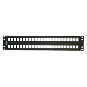 Patch Panel Modular CAT6/6A 48 Espacios 2UR BELDEN AX103115 - Acero, Negro