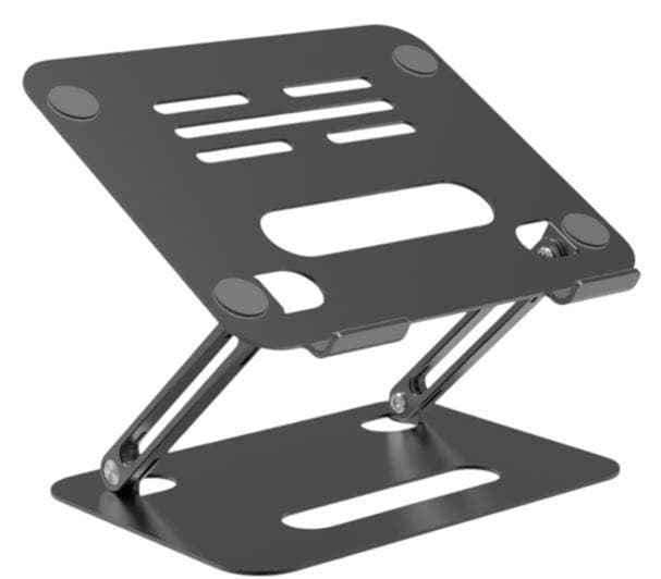 Soporte Ajustable de Aluminio Para Laptop. Capacidad De Carga Maxima 5kg. Diseñado Para Laptops De Hasta 17.3 Rango De Altura Y Ángulo Ajustables. -