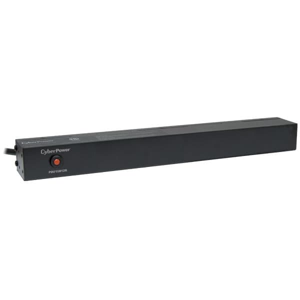 PDU CYBERPOWER PDU15B12R - Voltaje 100 - 120 Protección contra sobrecargas, Soportes de montaje ajustables