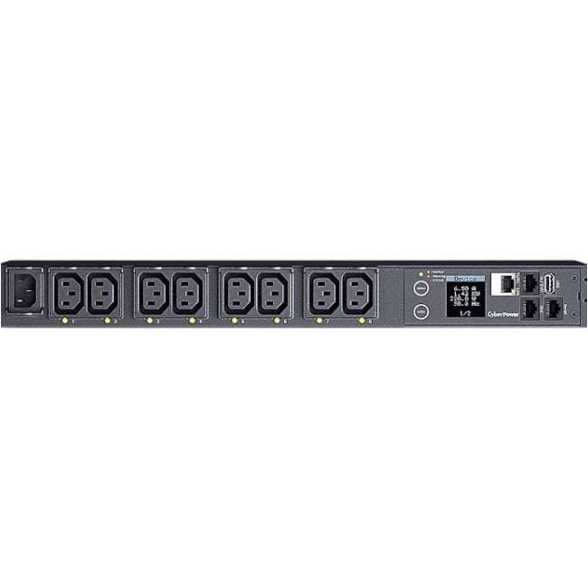 PDU CYBERPOWER PDU41004 - Voltaje 100 - 240 conmutación y monitoreo local/remoto en tiempo real, Trabajo en altas temperaturas