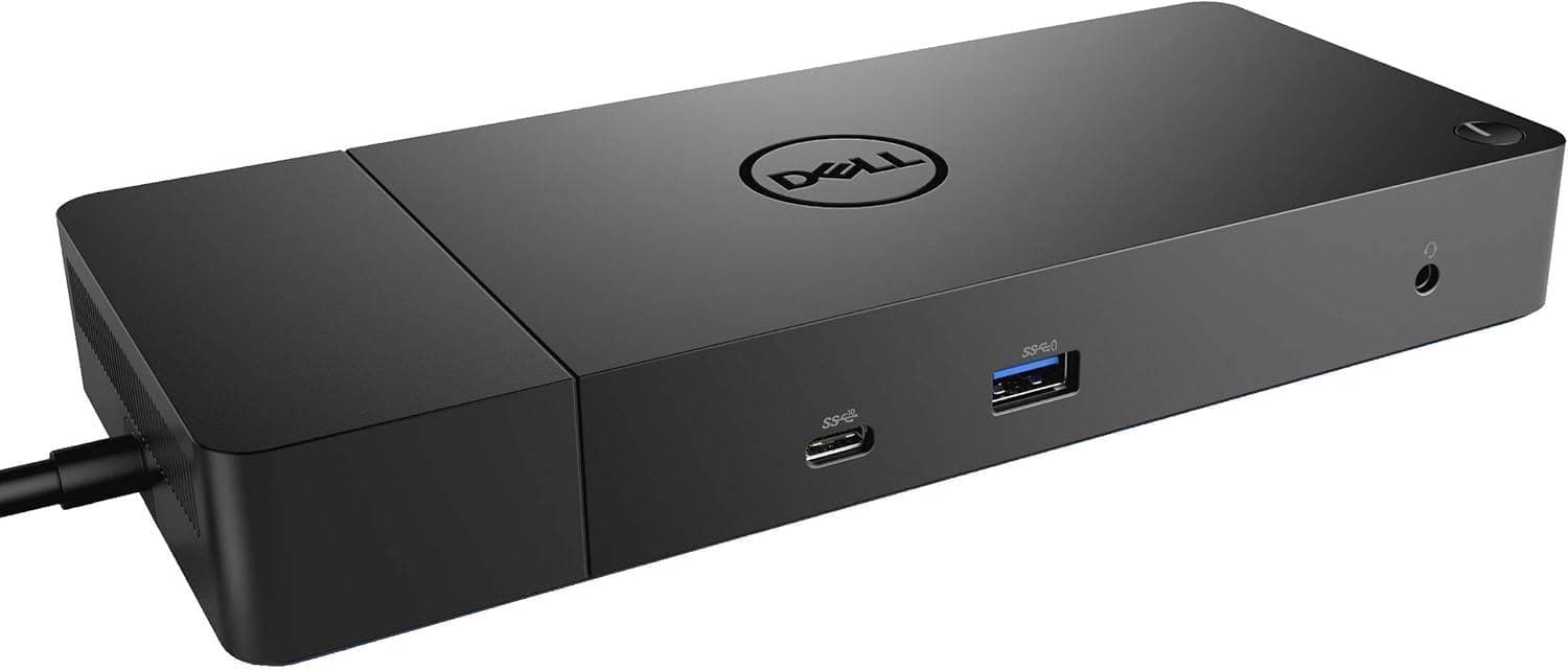 DOCKING DELL WD25. 100 W de potencia. Interfaces de vídeo. 2 x DP1.4. 1 HDMI 2.1. 1 x USB-C 3.2 Gen 2 multifunción DisplayPort 1.4 Garantia 3 años. -
