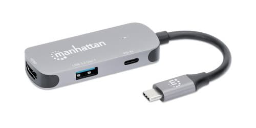 130707 Docking USB-C 3 Ptos -