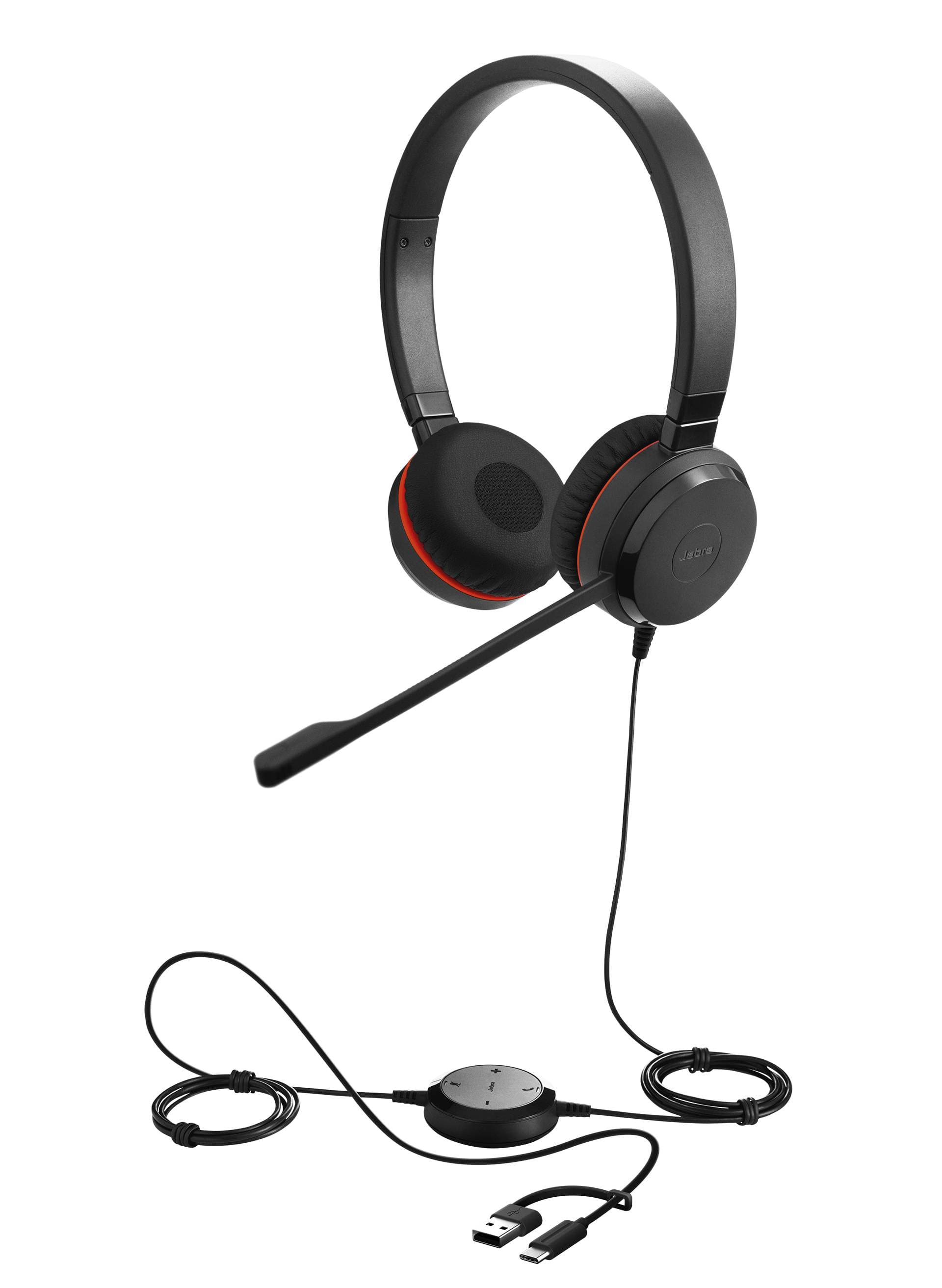Jabra Evolve 30 II - USB-C/A - MS Stereo. Auricular profesional con conectividad flexible y gran calidad de sonido para llamadas y música
