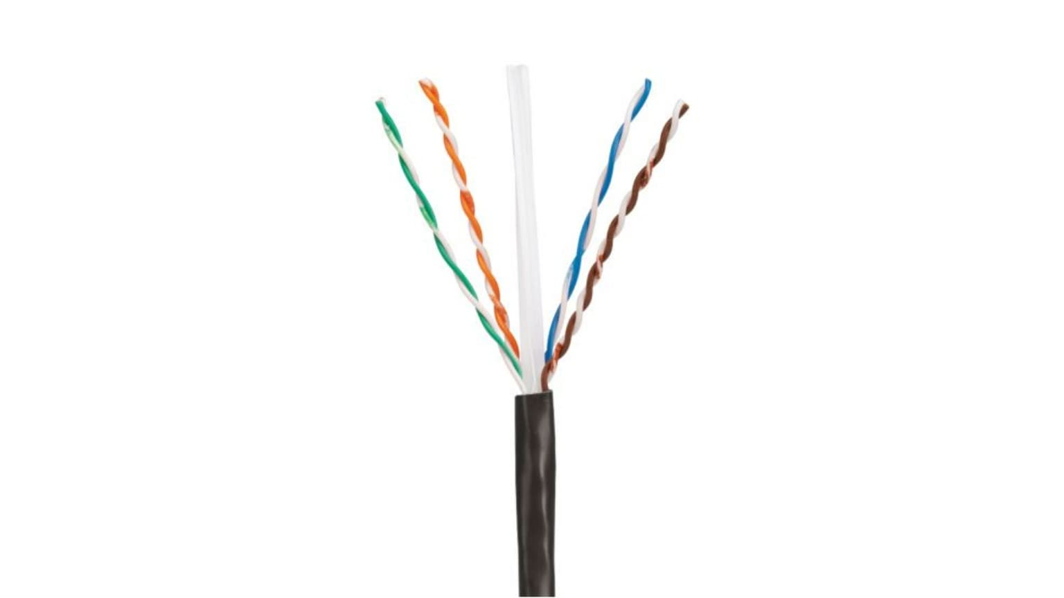 Cable de cobre PANDUIT PUO6C04BL-CEG - 305m, Negro, Exterior, Cat6