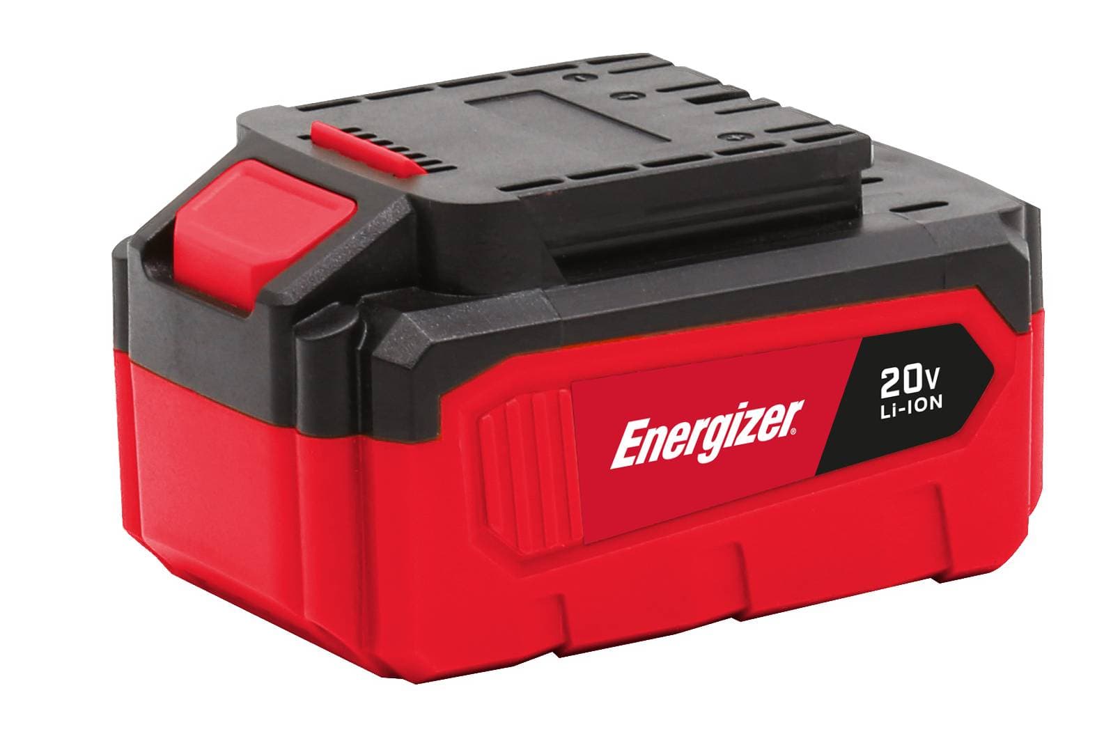 Batería de ion litio ENERGIZER EZB4000Li: Voltaje de 20 V - capacidad de 4.0 Ah y tiempo de carga de 2 h.