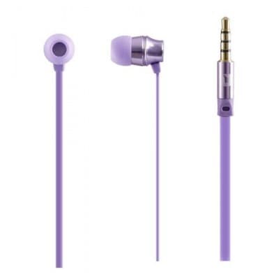 Audífonos In EAR Mobifree METALIC - Morado, Alámbrico, 1.2 m