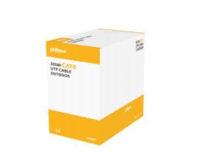 Bobina De 305 Mts De Cable Utp DH-PFM922-6UN negro Cat6/ Alunimieum/ Color Blanco/ Cubierta Retardante De Flama Con Certificacación Ansi/ Ul Cm/ Ideal Para -