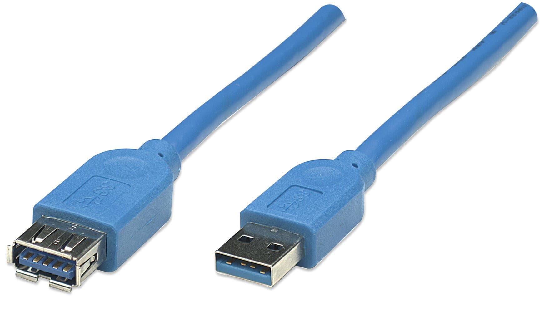 Cable de Extensión USB de Súper Velocidad (322379) Manhattan USB 3.2 Gen 1 - A Macho / A Hembra, soporta velocidades de hasta 5 Gbps