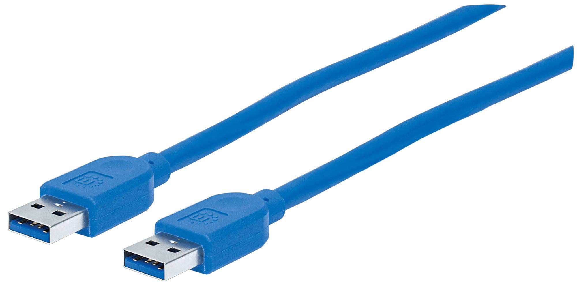 Cable USB MANHATTAN 354295 - USB 3.0, USB 3.0, Macho/Macho, 1, 8 m, Azul