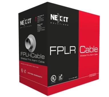 Cable alarma conta incendios FPLR FUTP 1 PAR 18AWG PVC CMR 305 M 100 COBRE -