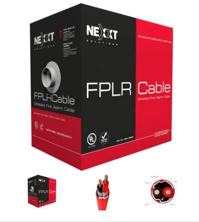 Cable alarma conta incendios FPLR F/UTP 1 PAR 16AWG PVC CMR 305 M 100 COBRE -