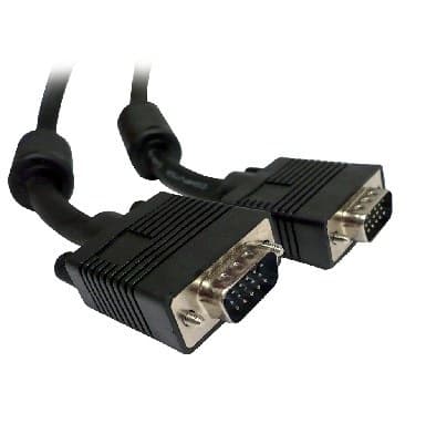 Cable Monitor SVGA BROBOTIX 531031 - 30 m, VGA, VGA, Negro
