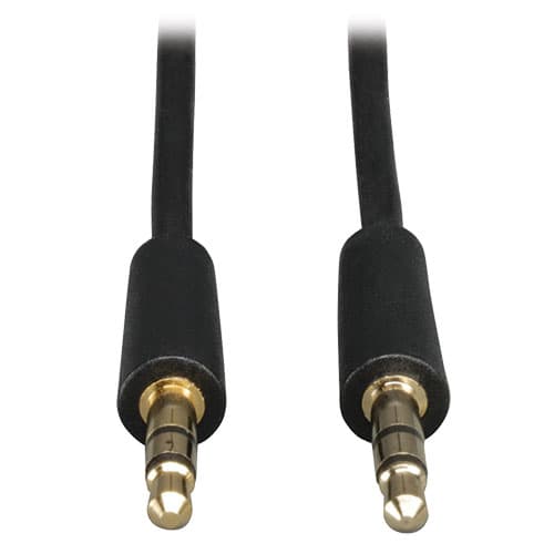 Cable de audio TRIPP-LITE P312-015 - 4, 6 m, 3.5mm, 3.5mm, Negro