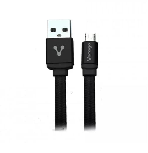 Cable USB a Micro USB VORAGO CAB-212 - USB, Micro USB, 2 m, Negro