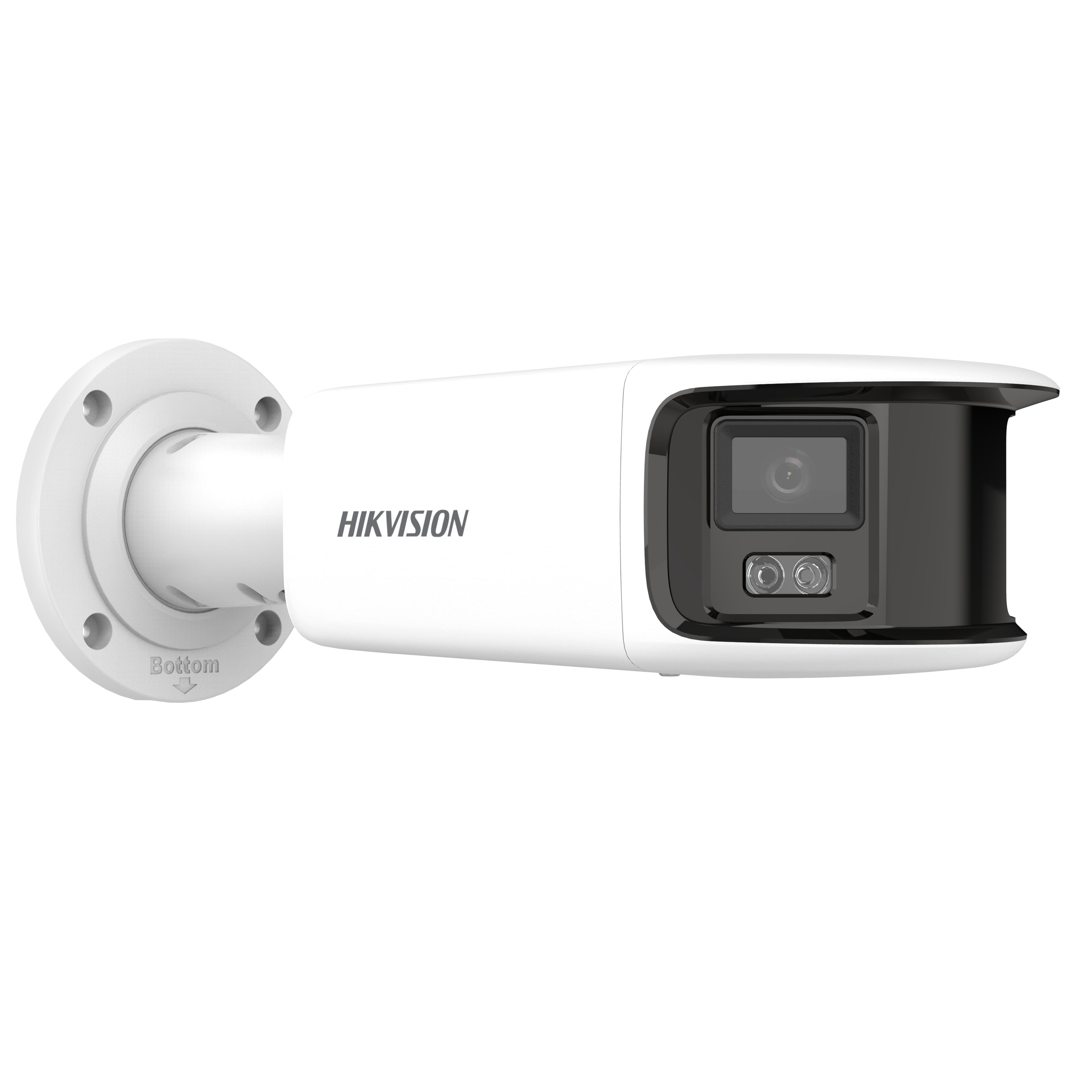 [FlexVu] [PROTECCIÓN ACTIVA] Bala IP Panorámica 8 Megapixel (4K) / Imagen a Color 24/7 (ColorVu) / PoE / WDR 130° / IP67/ACUSENSE / Luz Estroboscópica -
