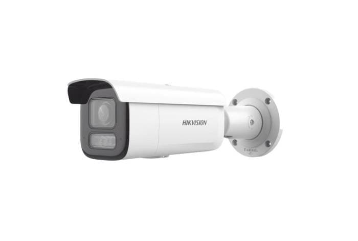 [Dual Light + 2 Micrófonos Integrados] Bala IP 4 MP / Lente Mot. 2.8 a 12 mm / 60 mts Luz Blanca + 60 mts IR / ACUSENSE /PoE+ / ONVIF -