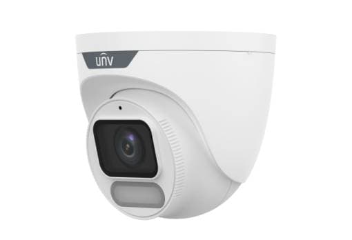 Cámara IP Turret UNV (IPC3622LE-ADF28K-WP) / 2MP / Lente-2.8 mm / WDR 120dB / IR 30m / MicroSD 512GB / Micrófono Integrado -