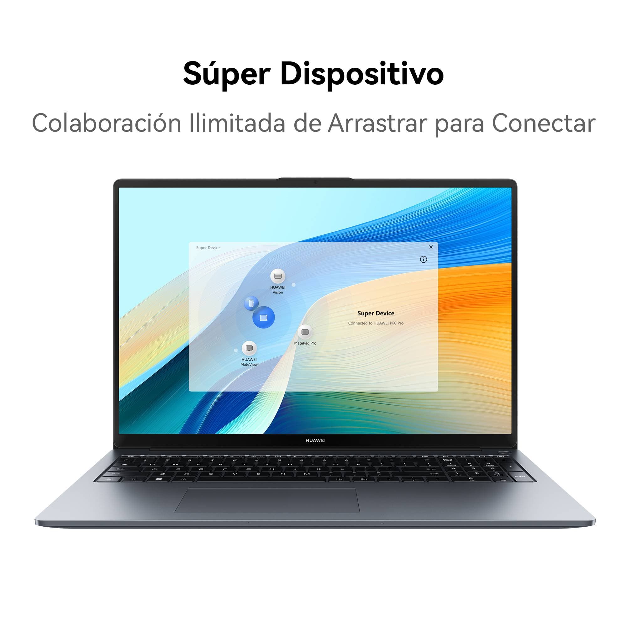 53014MUD MatebookD16 Ci5 13420H 16GB+512GB.Diseño estetico cuerpo de metal | Pantalla FHD 16 Pulgadas| Teclado númerico | Peso Ligero | SinSistemaOperativo -