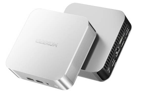 Mini PC GEEKOM A6 GMA6R76800-161 - AMD Ryzen 7, (Incluye) RAM 16GBDDR5, SSD1TB. Windows 11 Pre-intalado. Color Negro