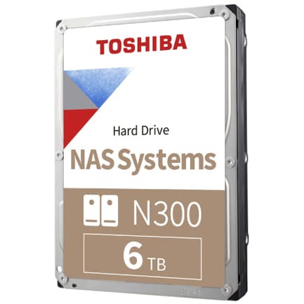 Disco Duro Interno Toshiba N300 6TB HDWG760XZSTA - 3.5